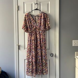 UMGEE Floral Midi Dress